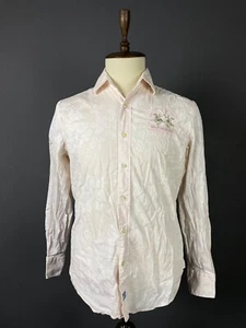 La Martina Buenos Aires Blue Allover Floral Long Sleeve Shirt Size XL 43 - Picture 1 of 9