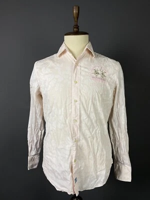 La Martina Buenos Aires Blue Allover Floral Long Sleeve Shirt Size XL 43 - Image 1 of 4