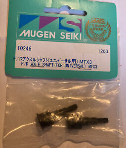 Mugen Seiki T0246 Front/Rear Axle Shaft for Universal Joint: MTX3 2pc. New