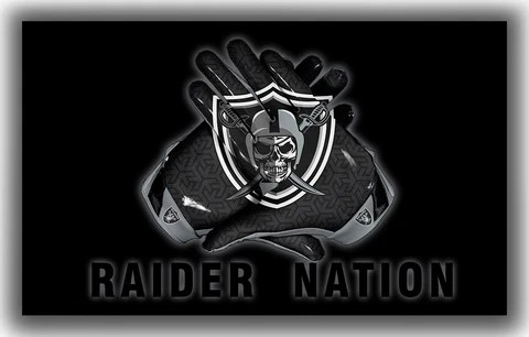 Las Vegas Raiders FLAG Gloves Memorable Flag 90x150cm 3x5ft best team banner Cover