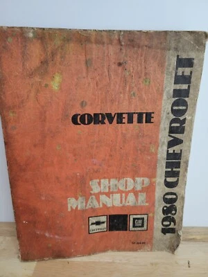 Chevrolet Corvette 1980 manual de reparación de taller original de fábrica usado Foto 1 de 4