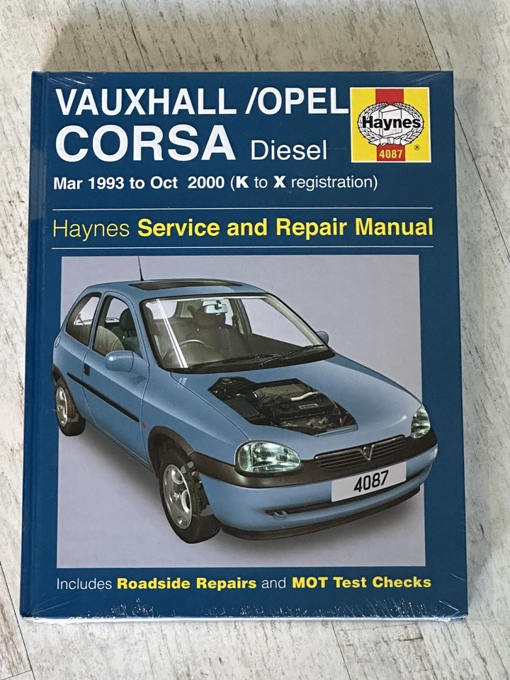 NEW - Haynes Manual 4087 - Vauxhall/Opel Corsa, 1993 to 2000, diesel - Image 1 of 1