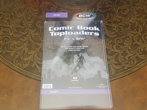 Comic Hülle BCW 1 BCW Golden Age Comic Book Holder 38-55 Topload 8x11x5mm Plastic Comic Schutzfolie BCW