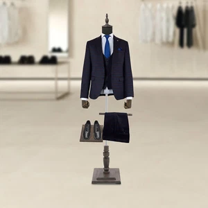 Espositore Abbigliamento Uomo Abbigliamento Uomo Display Rack Altezza Regolabile - Foto 1 di 18