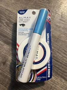 Almay One Coat mascara ispessiente NERO MARRONE 503 bonus 15 ct makeup rem pad - Foto 1 di 4