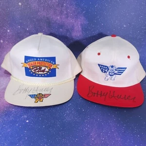 Lot of Bobby Unser Autographed Racing Hats Cap Snapback Hat Indy Vintage  - Picture 1 of 21