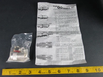 CONECTOR STAR TRONICS BNC # M39012/01-0002 Tipo UG-21 H/U Nuevo T Foto 1 de 3