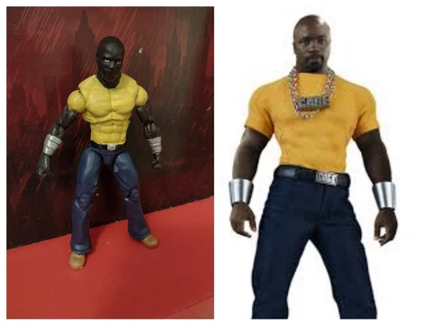 3.75" 3 3/4  1:18 Custom Action Figure Luke Cage MCU Marvel Universe Scale Cover