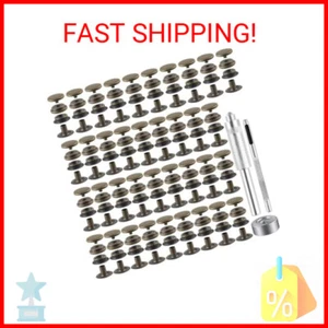 72 Pieces 15MM Snap Fastener Kit Tool Snap Button kit Snaps for Leather Leather - Picture 1 of 2