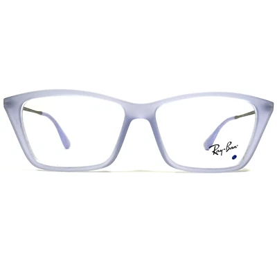Ray-Ban Eyeglasses Frames RB7022 SHIRLEY 5368 Rubberized Purple Gray 52-14-140 - Image 1 of 4
