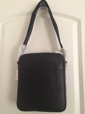 NWT Coach Black Leather Crossbody Flight Bag Lowest Price! Authentic F54782BLK