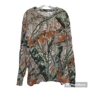 Outfitters Ridge Shirt Men 2XL Camo Fusion 3D Hardwoods Sleeves Hunting Dadcore - Picture 1 of 12
