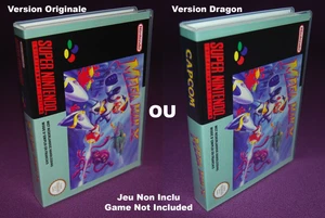 MEGA MAN MEGAMAN X - Super Nintendo SNES FAH - Jaquette Cover UGC