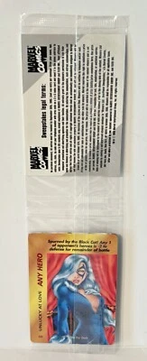 1995 Marvel Overpower Promo - Unlucky at Love/Black Cat NEW in Sealed Package - Image 1 of 2