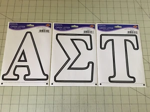 ALPHA SIGMA TAU SORORITY - PEEL 'N PLACE VINYL LETTERS - Picture 1 of 1