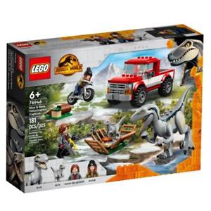 LEGO 76946 Jurassic World La Cattura Dei Velociraptor Blue E Beta