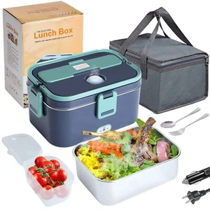 80W Electric Lunch Box Food Heated 12V 24V 110V Fast Food Warmer Heater for Car - Picture 1 of 8