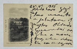 Cartolina Bologna - Villa Guerrini in Gaibola. Viaggiata. - Imagen 1 de 2