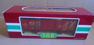 LGB Lehman-Gross-Bahn G Scale 4021CT Christmas Gondola with Gift Box Load - Picture 1 of 22