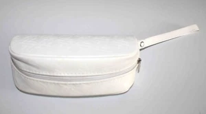 Oakley White Leather Embossed Zip Glasses - Picture 1 of 11