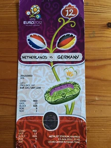 Ticket Euro 2012 NETHERLANDS - GERMANY / Holland - Deutschland - Bild 1 von 2