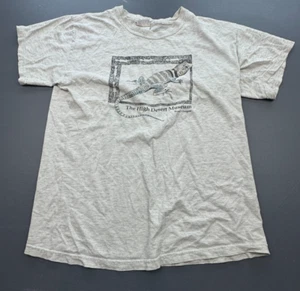T-shirt stile vintage alto deserto uomo media lucertola grafica Oregon grigia maglietta - Foto 1 di 7
