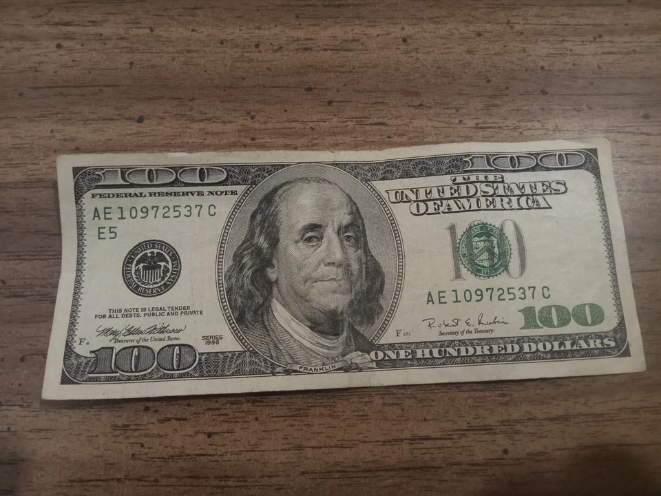 1996 $100 Dollar - Image 1 of 2