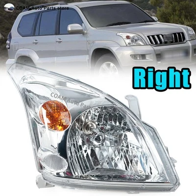 Right Front Lamps For TOYOTA Land Cruiser Prado 2002-2010 Headlights - Image 1 of 4