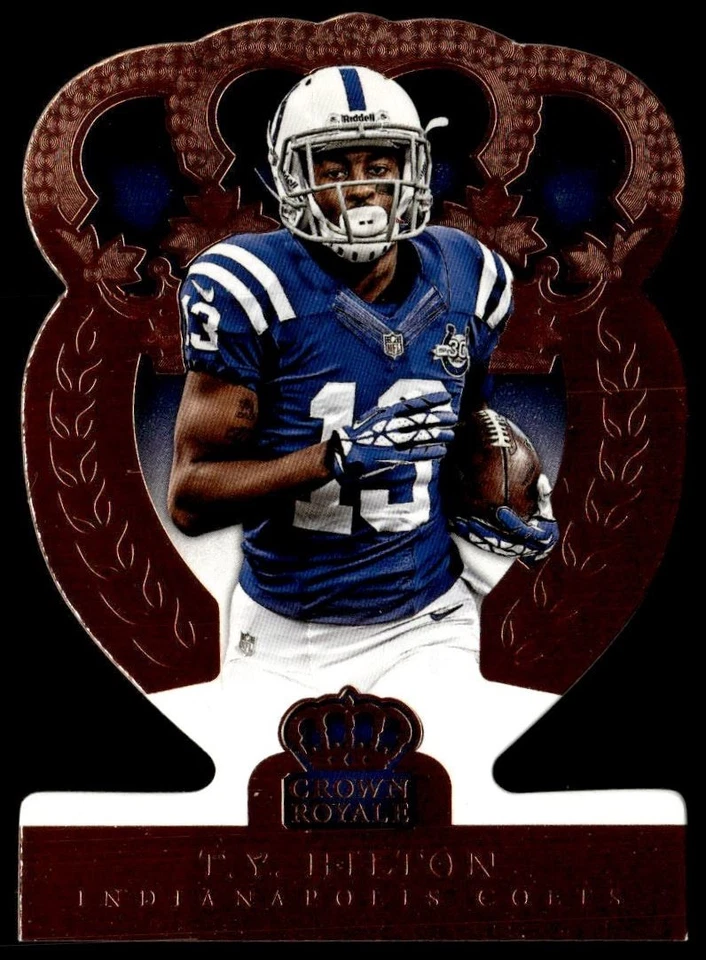 2014 Panini Crown Royale Die Cut T.Y. Hilton Indianapolis Colts #68 - Image 1 of 2