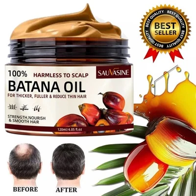 Suero de aceite de batana natural para el crecimiento del cabello más saludable más grueso más lleno anti pérdida de cabello Foto 1 de 4