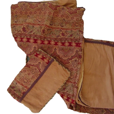 Juego de funda nórdica Jennifer Taylor de lujo de cuero gamuza chenilla de 3 piezas Queen Foto 1 de 4