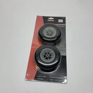 [NOS/Sealed] Set of 2 Hangar 9 HAN302 - 3.5” diameter Pro-Lite Wheels - Picture 1 of 3