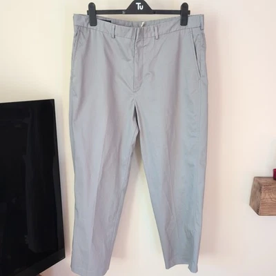Lands End Mens Grey Chinos Size 37/30 - Image 1 of 3