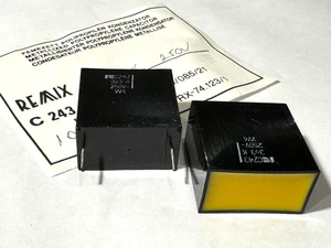2pcs REMIX C243 Metallized Polypropylene Capacitor 3.3uF 250V NOS - Picture 1 of 5