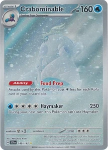 UR-01 Holo Crabominable 149/142 Ilustración Raro SV07: Corona Estelar - Imagen 1 de 1