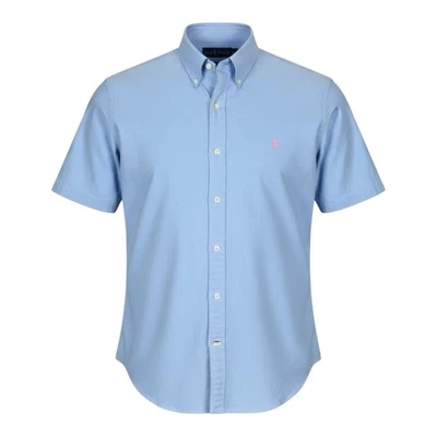 Camisa Polo Ralph Lauren Untucked Fit Sarga Peso Pluma Manga Corta Para Hombre’s 2XL Foto 1 de 4