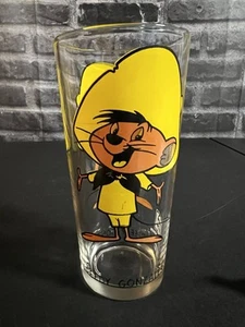 SPEEDY GONZALES PEPSI GLASS COLLECTORS SERIES WARNER BROS 1973 12 OZS - Picture 1 of 3