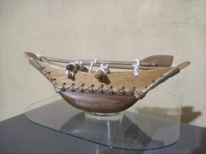 Sri Lanka Traditional Boat Handmade wooden Decorations small size Living room - Picture 1 of 10