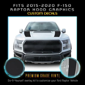 For 2017-2020 Ford Raptor F150 Hood Stripes Graphics Overlay Decals - Flat Matte - Bild 1 von 18