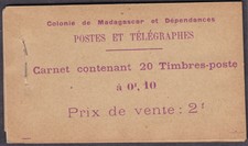 1922 SENEGAL - Libretto/Carnet/Booklet N° 5 10c. vert MNH/** RARO