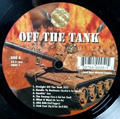 Mystikal, Mr Serv-On, Kane & Abel – Off The Tank - No Limit Records 2001 LP 12" - Image 1 of 4