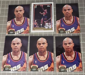 Charles BARKLEY Phoenix Suns #34🏀1993 Topps #270 Gold Ũ⭐6 CRISP Cards Sleev - Picture 1 of 3