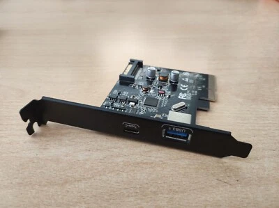 Scheda PCI-Express 2 Porte USB 3.1  1 x Type C  e 1 x Type A - Immagine 1 di 4