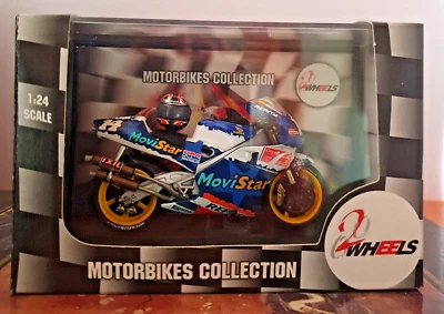 2 ruedas escala 1:24, TWR045, Honda NSR 500 "Movistar" Juan Borja #14 1999 Foto 1 de 2