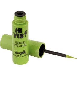 Barry M Hi Vis Liquid Eyeliner in Shade Charged Up Green 2.8ml Mini Sealed - Picture 1 of 1