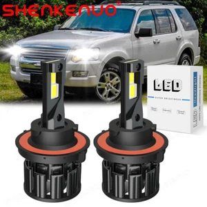 H13/9008 LED Headlight Bulbs Kit Hi/Low Beam 2x 9008 For Ford Explorer 2006-2010 - Bild 1 von 14