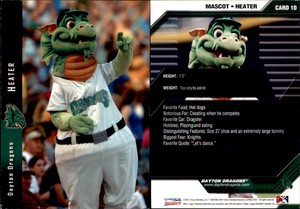 Heater 2007 Choice Dayton Dragons #10 Card *AutographDen*