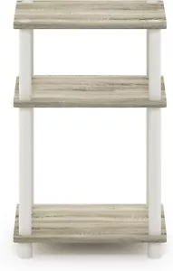 Small Chair Side End Table Skinny Slim For Bedside Thin Nightstand Narrow Short - Picture 1 of 6