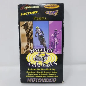 Moto Lab Rats 1996 VHS Tape Motovideo Presents Supercross Racing & Music - Imagen 1 de 6