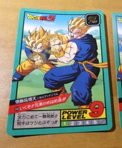 DRAGON BALL Z GT DBZ SUPER BATTLE PART CARDDASS CARD CARTE 498 JAPAN 1994 NM - Picture 1 of 2